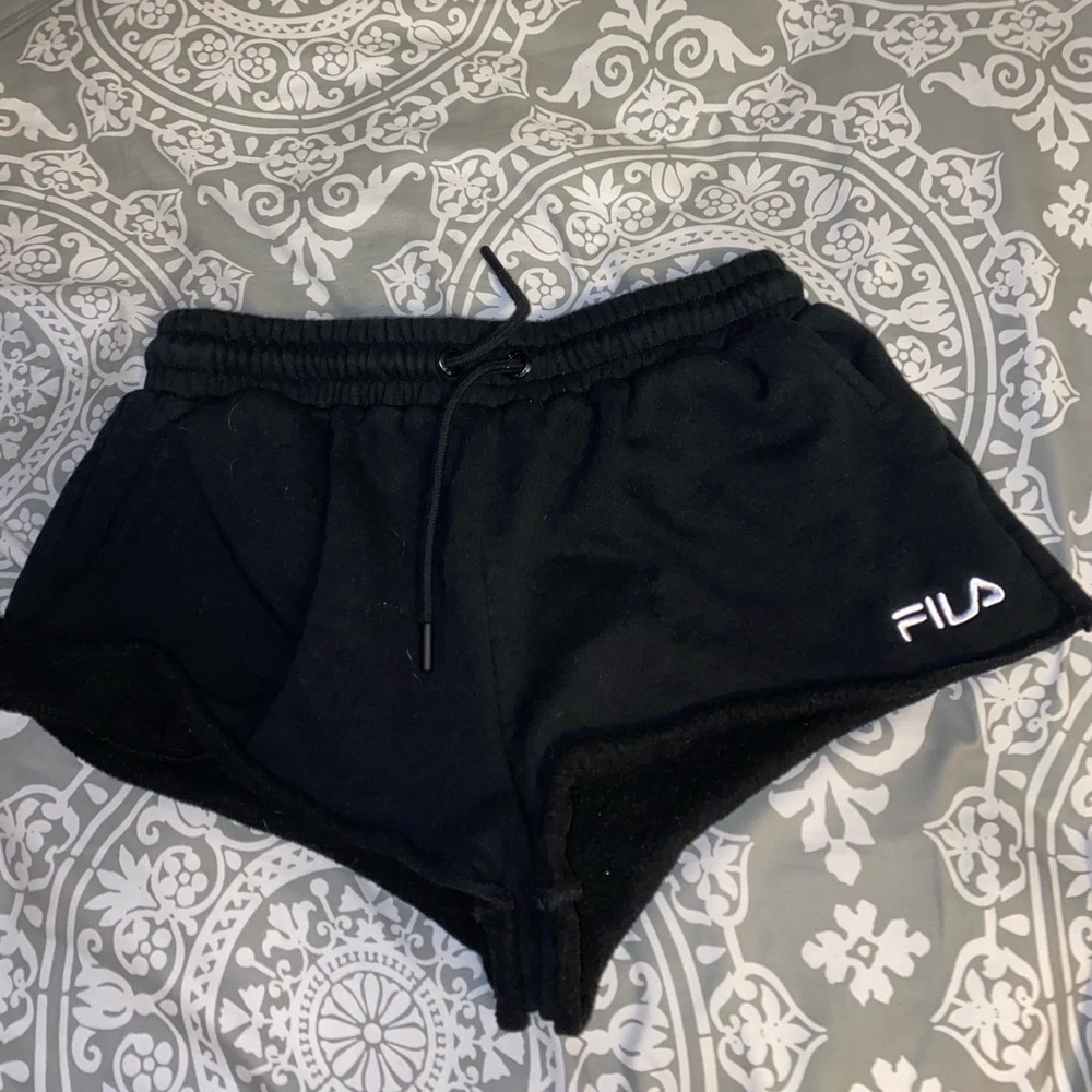 Fila sweatpant short shorts